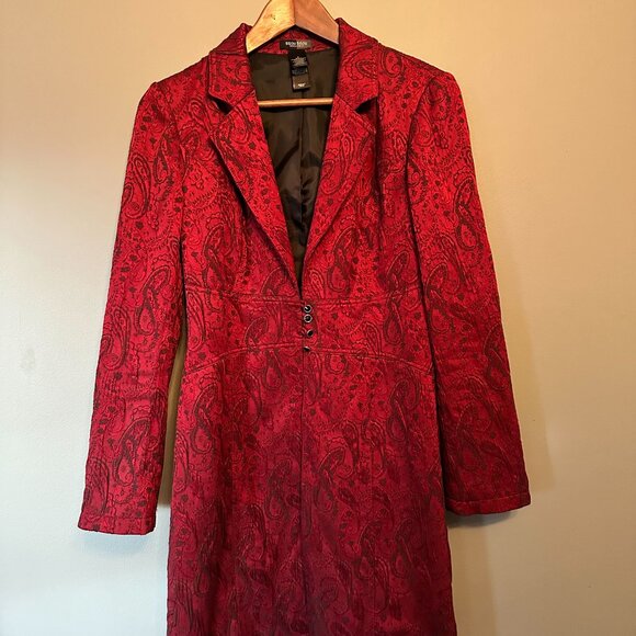Bisou Bisou Jackets & Blazers - Bisou Bisou Red Elegant Jacket